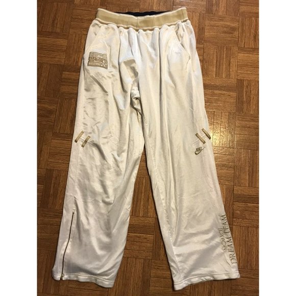 Vintage Nike Olympics Dream Team Men’s White Pants Size 2XL